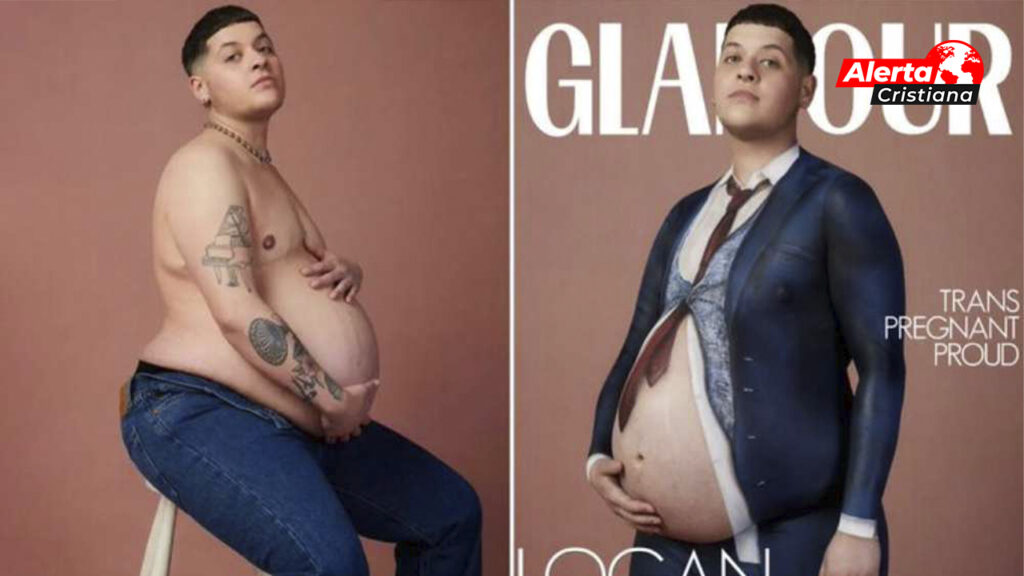 Hombre transgénero embarazado sale en la portada de la revista Glamour