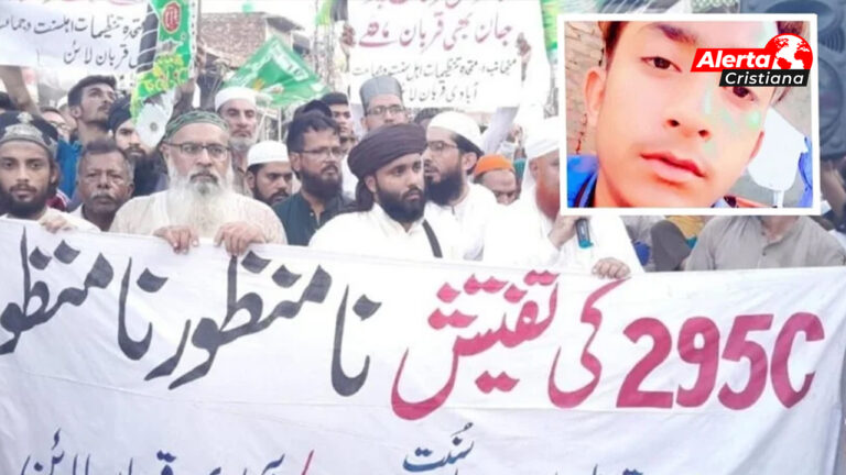 En Pakistán una protesta está exigiendo la decapitación de un cristiano de 13 años por blasfemia