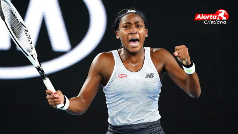 La tenista Coco Gauff mostró su fe y le dio una lección a todo el público tras su victoria en el US Open