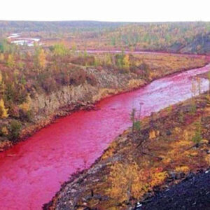 Como en los tiempos de Éxodo, el río Nilo se tiñe de rojo