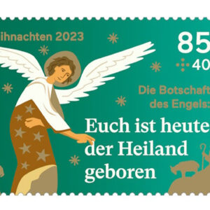 En Alemania se lanzaron sellos de correo que llevan un verso bíblico sobre el nacimiento de Jesús