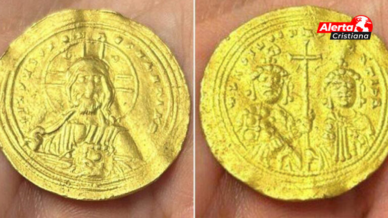 En Noruega se encontró una moneda de oro muy rara con la imagen de Jesús