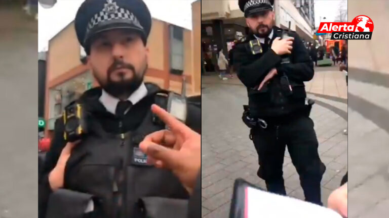 Un policía de Londres amenazó con arrestar a predicadores callejeros luego de ser acusados de “comentarios homofóbicos”