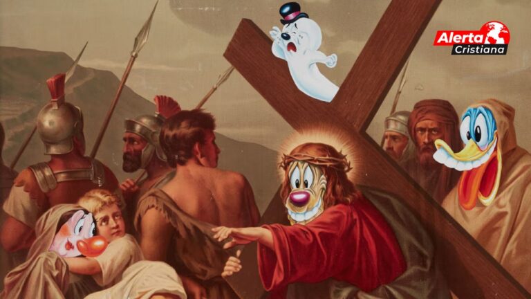 Famosos Looney Tunes y otras caricaturas bajo fuego por burlarse de Jesús en pintura de la crucifixión